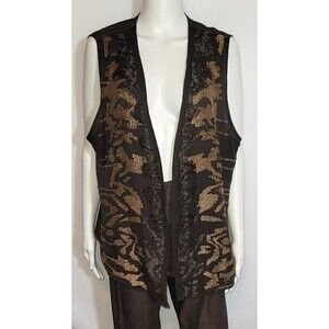 NWT Chico's Vivianna Embellished Beaded Vest - Size 3/L